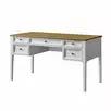 Стол письменный "Квадро-С" 05 (белый лак-антик 24)