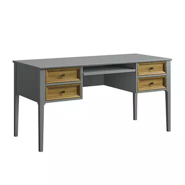Стол письменный "Квадро-С" 04 (серый 7042-антик 24)