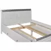 Кровать "Мальта" 1800 с ящиками (серый)
