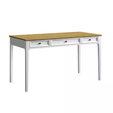 Стол письменный "Квадро-С" 03 (белый лак-антик 24)