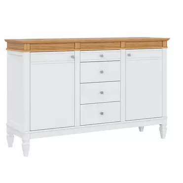 Комод Ольса 324 (белый лак/антик 24)