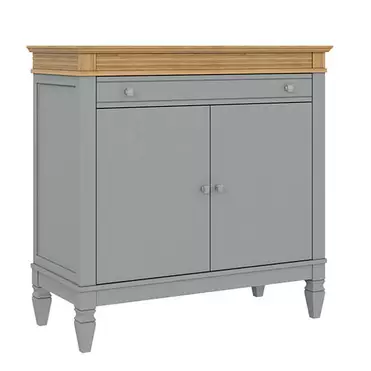 Комод Ольса 221 (серый 7042/антик 24)
