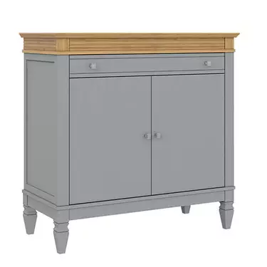 Комод Ольса 221 (серый 7042/антик 24)