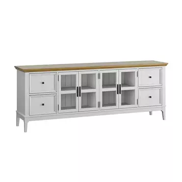 Тумба ТВ "Квадро-С" 44 (белый лак-антик 24)