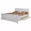 Кровать "Мальта" М-180 с ящиками (белый воск)