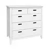 Комод белый с 5 ящиками "Сиело" 77333