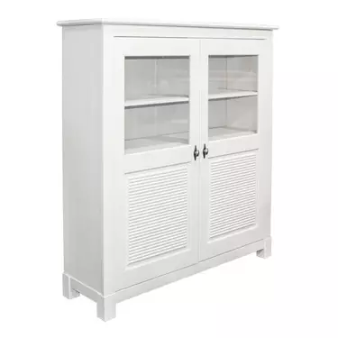 Шкаф для посуды "Рауна" 20 (белый воск УКВ)