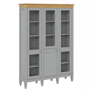 Стеллаж "Ольса" 321/100 (серый 7042/антик 24)