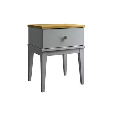 Тумба прикроватная "Бон Вояж" 01 (серый 7042/антик 24)