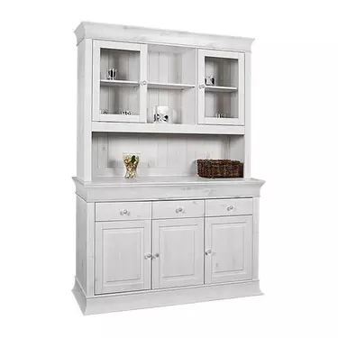 Буфет "Бостон" (белый воск)