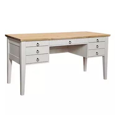   Стол письменный массив сосны "Хельсинки" 07 (антик)  