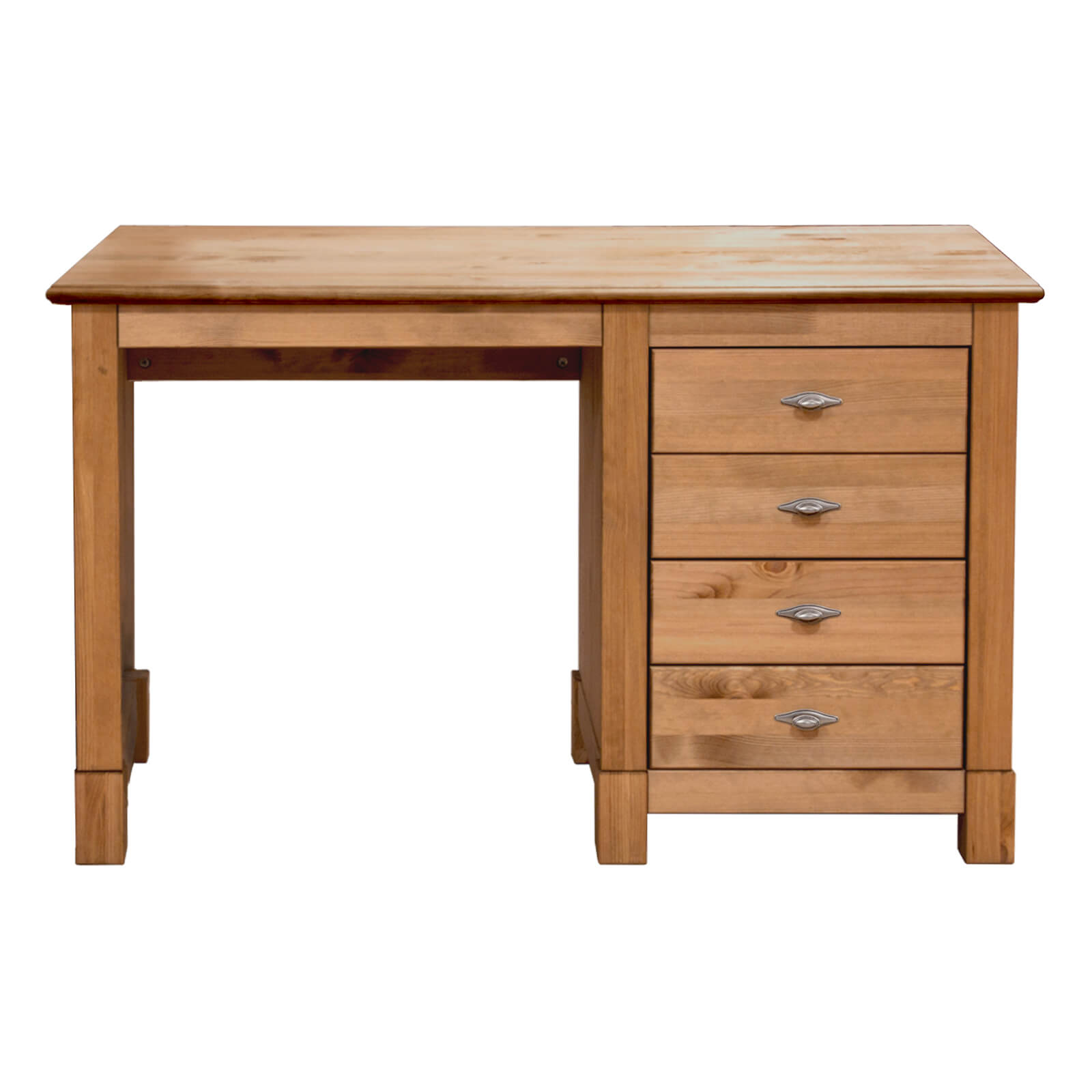 Стол письменный 4 ящика "Рауна" 04 1-тумбовый (бейц/масло)