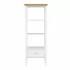 Этажерка деревянная «Ольса» 03 (h-1503) (белый лак-антик 24)