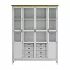 Шкаф для книг «Квадро-С» 422С/04Б (белый лак-антик 24)
