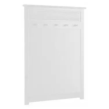   Вешалка деревянная "Рауна" 135 (белый воск УКВ)  