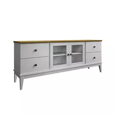 Тумба ТВ 180 «Бон Вояж» 24 (белый лак/антик 24)