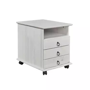   Тумба с 3 ящиками Хельсинки-03 (белый воск)  