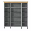Стеллаж 15 полок "Ольса" 400/000 (серый 7042/антик 24)