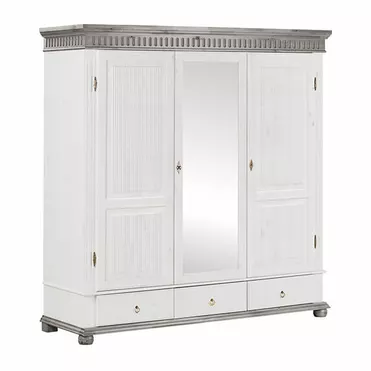 Шкаф "Хельсинки" 3SPGT-M (серый)