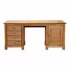 Стол письменный "Рауна" 14 2-х тумбовый (бейц/масло)