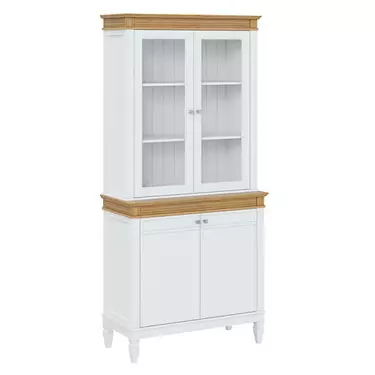 Буфет "Ольса" 220/220 (белый лак/антик 24)