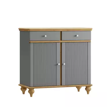 Комод "Рандеву" 22 (серый 7042-антик 24)