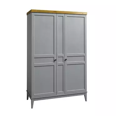 Шкаф «Бон Вояж» 20 (серый 7042/антик 24)