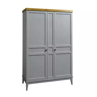 Шкаф «Бон Вояж» 20 (серый 7042/антик 24)