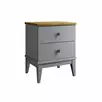 Тумба прикроватная "Бон Вояж" 02 (серый 7042/антик 24)