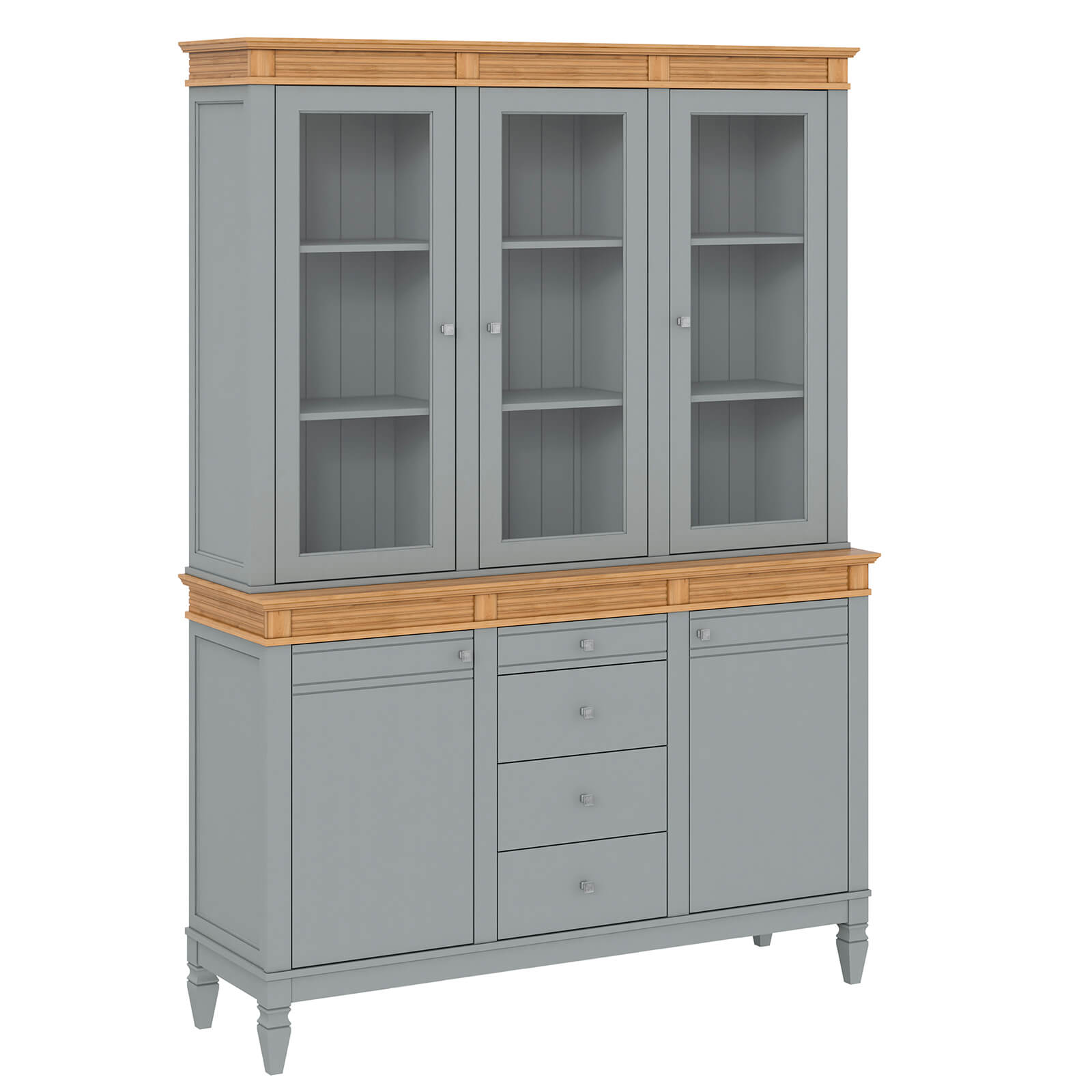 Буфет Ольса 330/324 (серый 7042/антик 24))