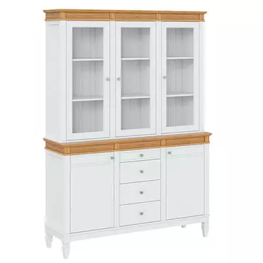 Буфет "Ольса" 330/324 (белый лак/антик 24)