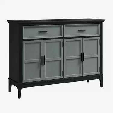 Тумба «Квадро-С» 42 (блэк 9-серый 7042)