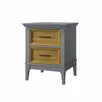 Тумба прикроватная «Квадро-С» 02 (серый 7042-антик 24)