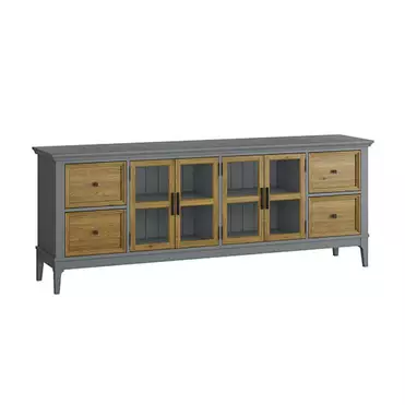 Тумба ТВ "Квадро-С" 44 (серый 7042-антик 24)