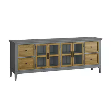 Тумба ТВ "Квадро-С" 44 (серый 7042-антик 24)