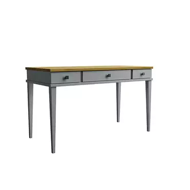 Стол письменный "Бон Вояж" 021 (серый 7042-антик 24)