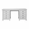 Стол письменный "Рауна" 08 2-х тумбовый (белый воск УКВ)