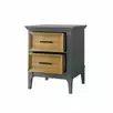 Тумба прикроватная «Квадро-С» 02 (серый 7042-антик 24)