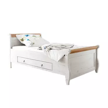 (1.1.2) Кровать Мальта 100 с ящиками (антик)