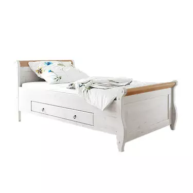 (1.1.2) Кровать Мальта 100 с ящиками (антик)