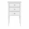   Тумба с 3 ящиками Ольса 03-46 (белый лак)  