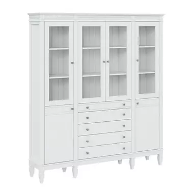 Стеллаж "Ольса" 404/214 (белый лак)