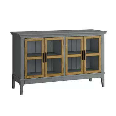 Тумба ТВ "Квадро-С" 40 (серый 7042-антик 24)