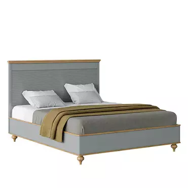 Кровать "Рандеву" 1600 (сосна)(серый 7042-антик 24)