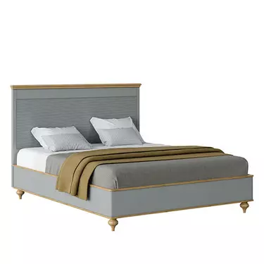 Кровать "Рандеву" 1600 (сосна)(серый 7042-антик 24)