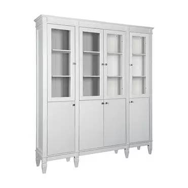 (4.3.3) Стеллаж "Ольса" 404/400 (белый лак)