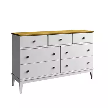 Комод "Бон Вояж" 07 (белый лак/антик 24)