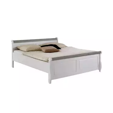 Кровать серая "Мальта" 1800 без ящиков (серый)