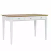 Стол письменный массив сосны "Ольса" 003 (белый лак/антик 24)