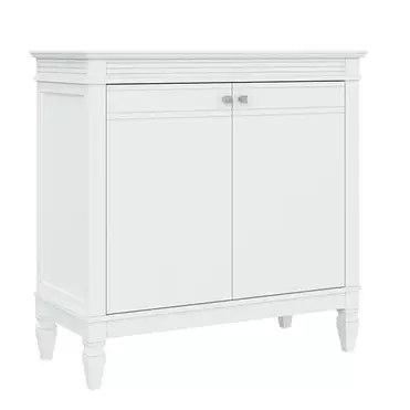   Комод с 2 полками Ольса 220 (белый лак)  